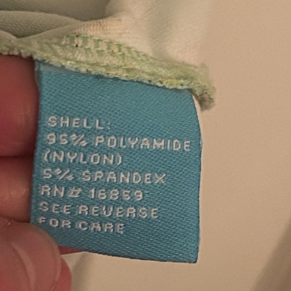 Chic J. McLaughlin Women's Mint Green & Blue Top, size M - Picture 5 of 8